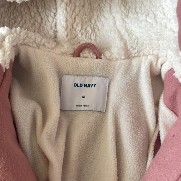 EUC Old Navy Pink Jacket with Hood - Picture 7 of 7